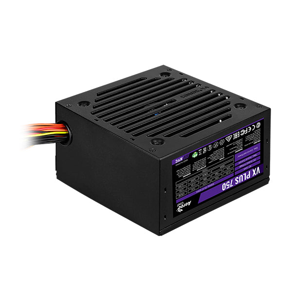 Aerocool VX PLUS 750W APFC Power Supply - Black