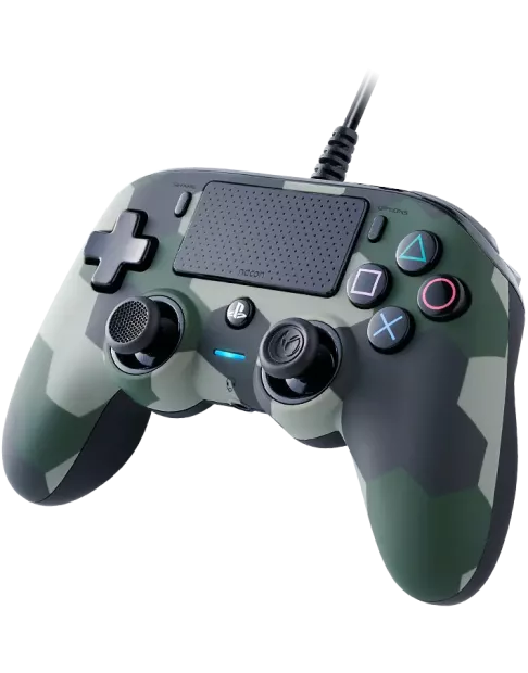 وحدة تحكم PS4 صغيرة الحجم بنمط تمويه أخضر من ناكون