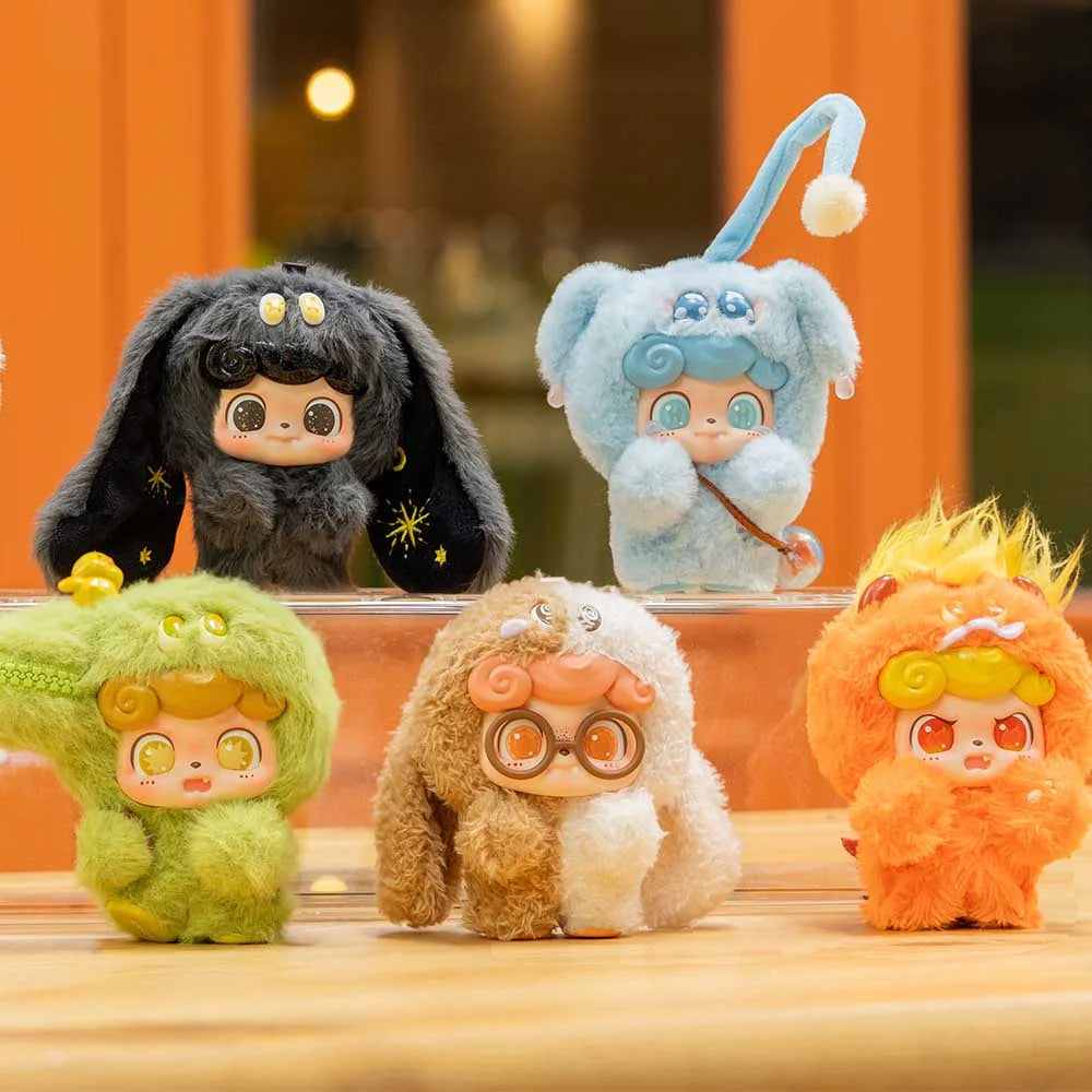 Q.Kid Emotional Hairy Monsters Series Plush (Blind Box) selling per piece - JO-2025025