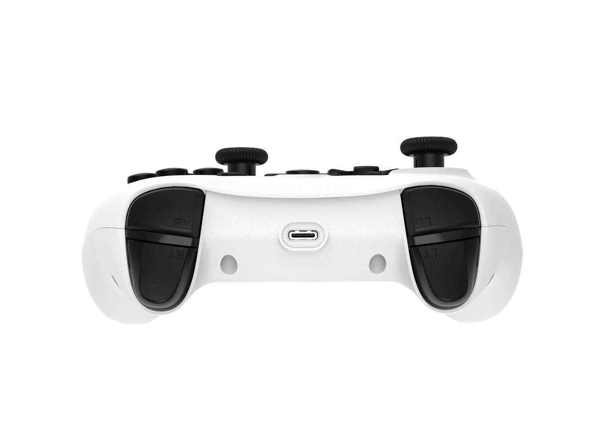 اي ام جي وحدة تحكم الألعاب Flame PX01 متوافقة مع أجهزة الكمبيوتر الشخصية، وإكس بوكس سيريس إكس|إس، وإكس بوكس ون - أبيض قطبي