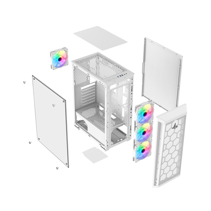 Gaming Pc Intel Core i5-14400F, RTX 5060, 16GB RAM DDR5 6000