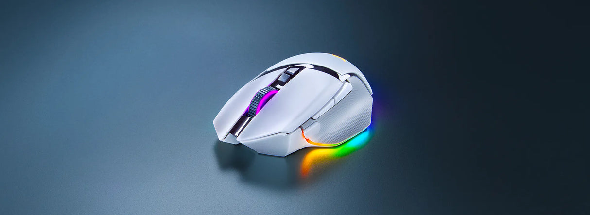 Razer Basilisk V3 Pro 35K DPI Wireless Gaming Mouse - White RZ01-05240200-R3G1