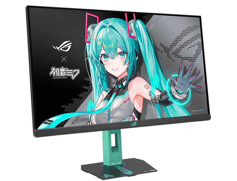 Hatsune Miku Edition Custom Gaming PC AMD Ryzen 7 9800X3D | RTX 5080 16GB | 64GB RAM DDR5 6400M ASUS ROG Full Theme Setup XG27ACMEG-G Monitor