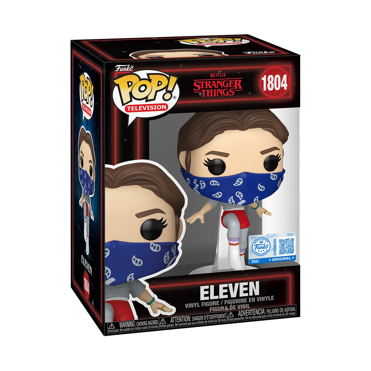مجسم Funko Pop! TV من مسلسل Stranger Things لشخصية Eleven إصدار حصري