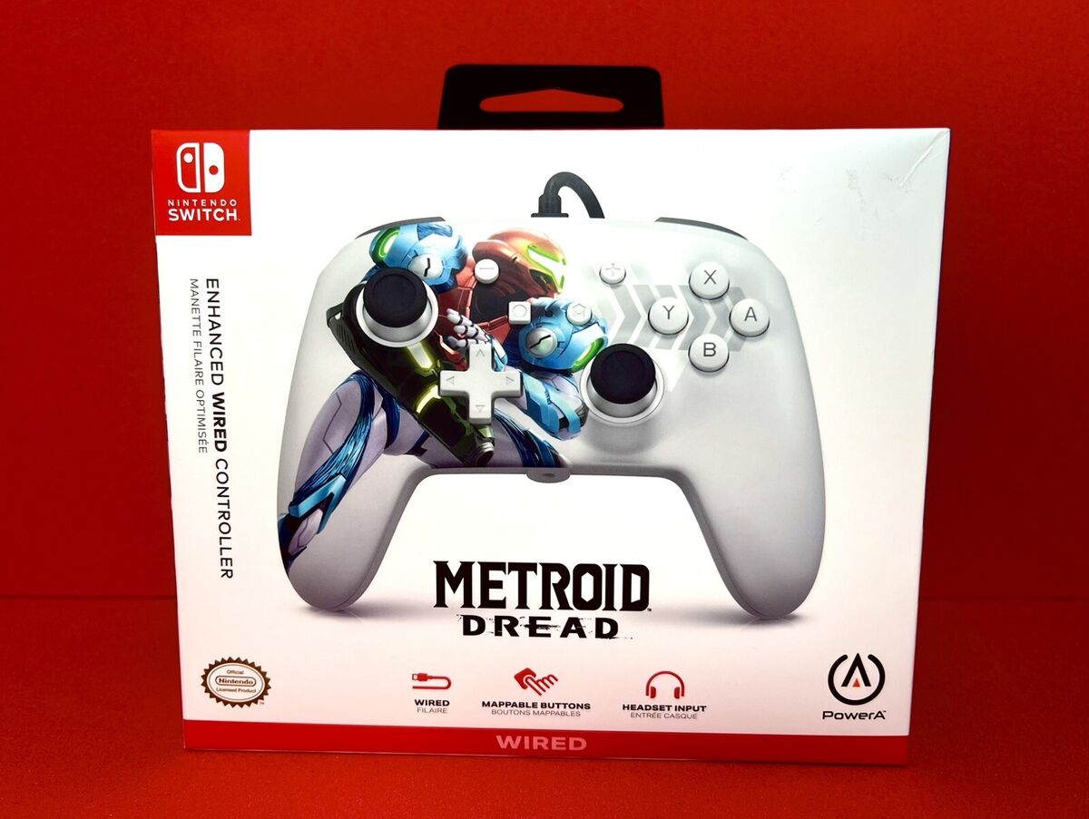 PowerA Enhanced Wired Controller for Nintendo Switch - Metroid Dread