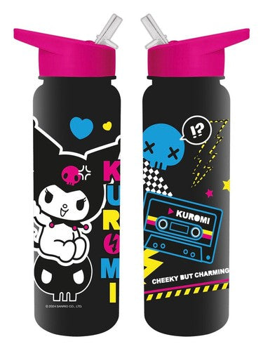 KUROMI (PUNK VIBES) PLASTIC DRINKS BOTTLE