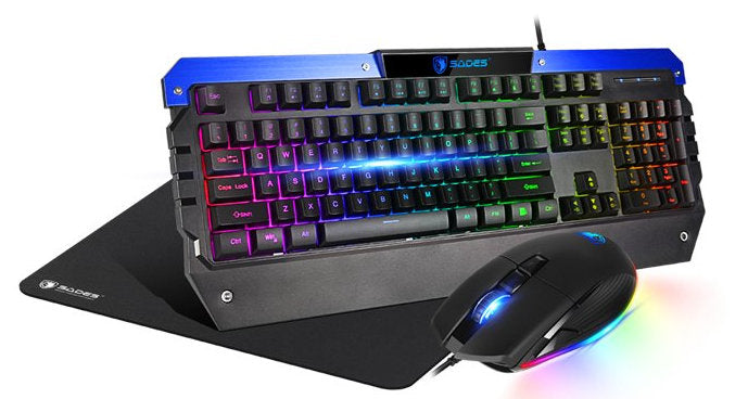 PC Bundle: PC Gaming i5-14400F/RTX 5060/16GB DDR5/1TB with Sades NC-Pelagia /24" FHD/ HDMI 2.1/ 0.5ms/200Hz/VA/Curved Monitor & Sades Battle Ram Keyboard/Mouse/Mousepad