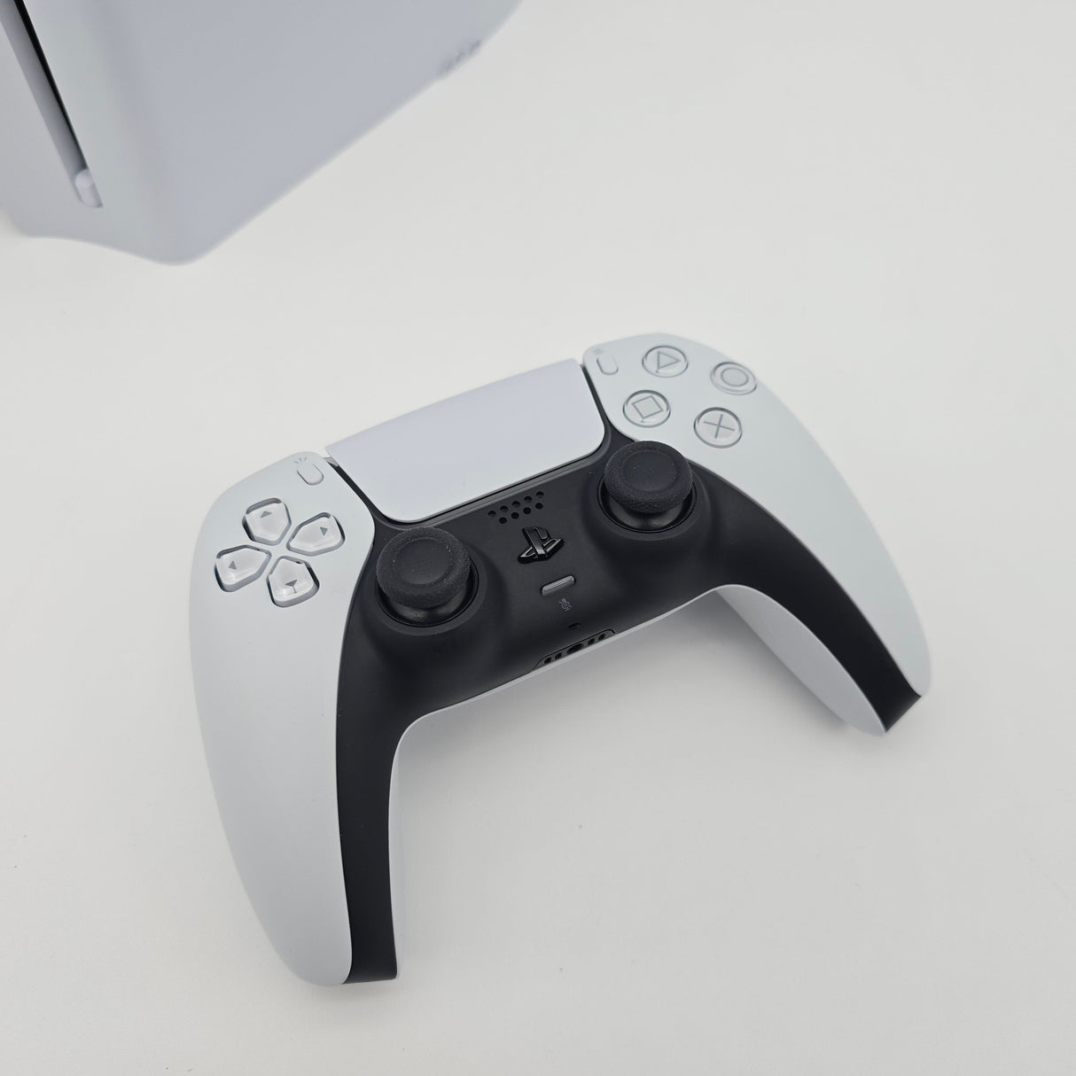 PS5 Slim Console Disk with Two Dualsense Wireless Controller Bundle