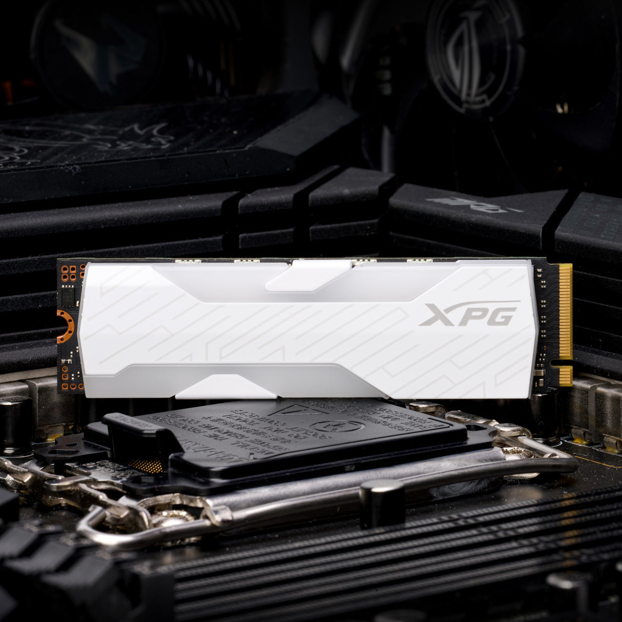 XPG SPECTRIX RGB S65G PCle Gen4 x4 M.2 SSD 1TB - White