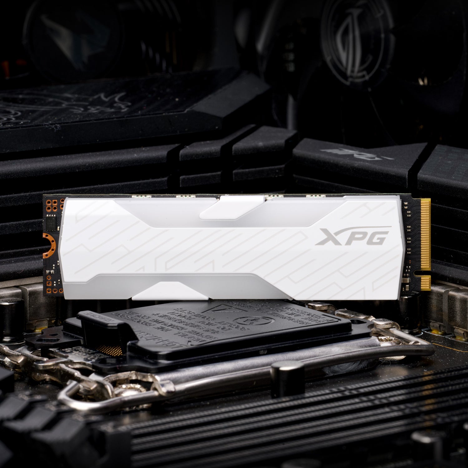 XPG SPECTRIX RGB S65G PCle Gen4 x4 M.2 SSD 1TB - White