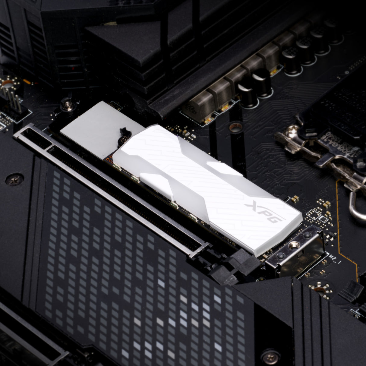 XPG SPECTRIX RGB S65G PCle Gen4 x4 M.2 SSD 1TB - White