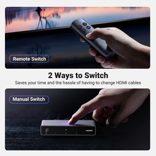 UGREEN HDMI Switch 3 In 1 Out 15604-CM624