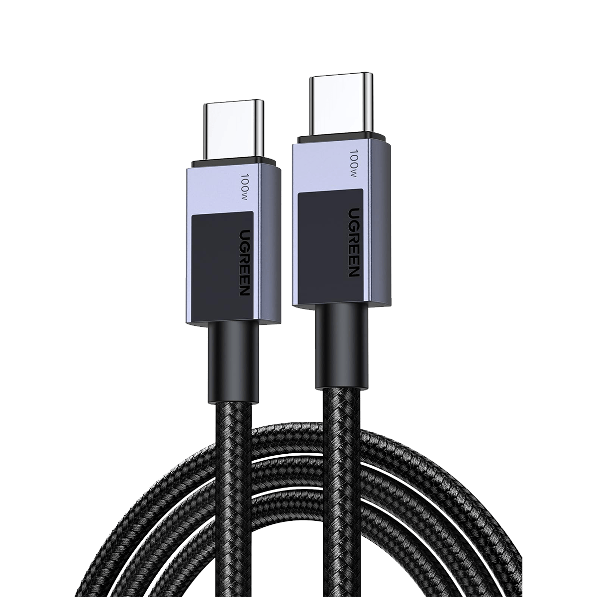 UGREEN Uno USB-C to USB-C PD Fast Charging Cable 5A Max Space Gray 1m 100w