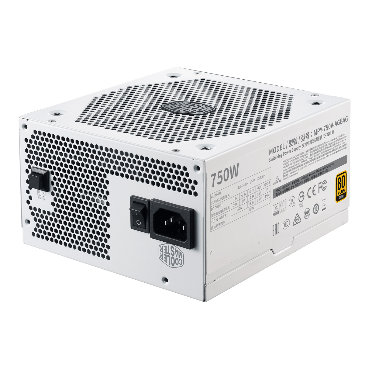 Cooler Master V750 Gold-V2 White Edition Full Modular Power Supply Unit