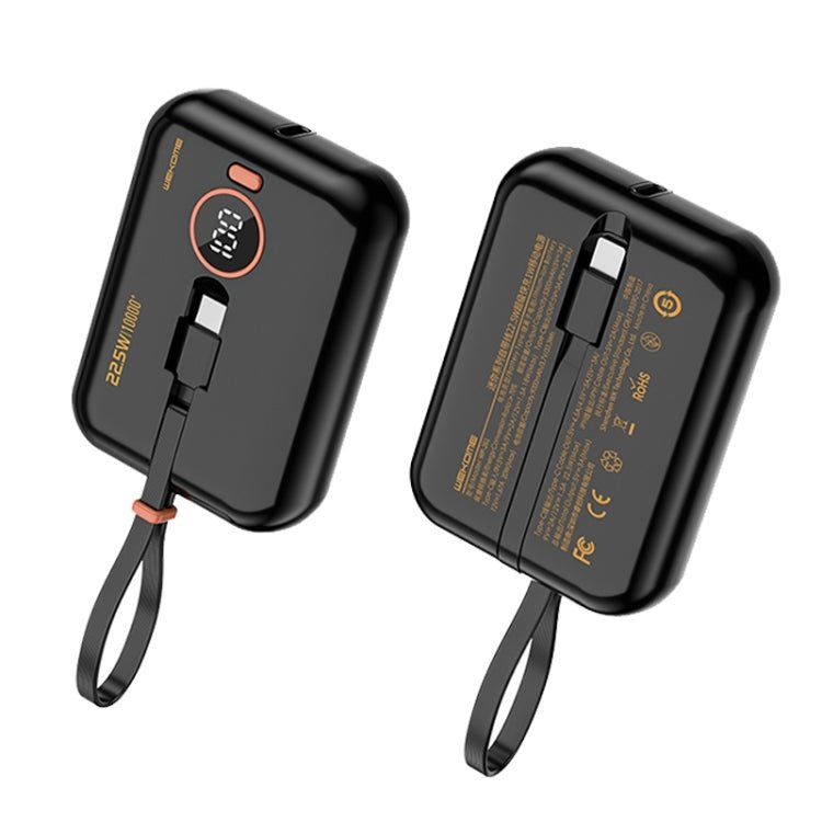 Wekome WP-261 10000mAh Mini Series 22.5W Fast Charge Power Bank with Cable
