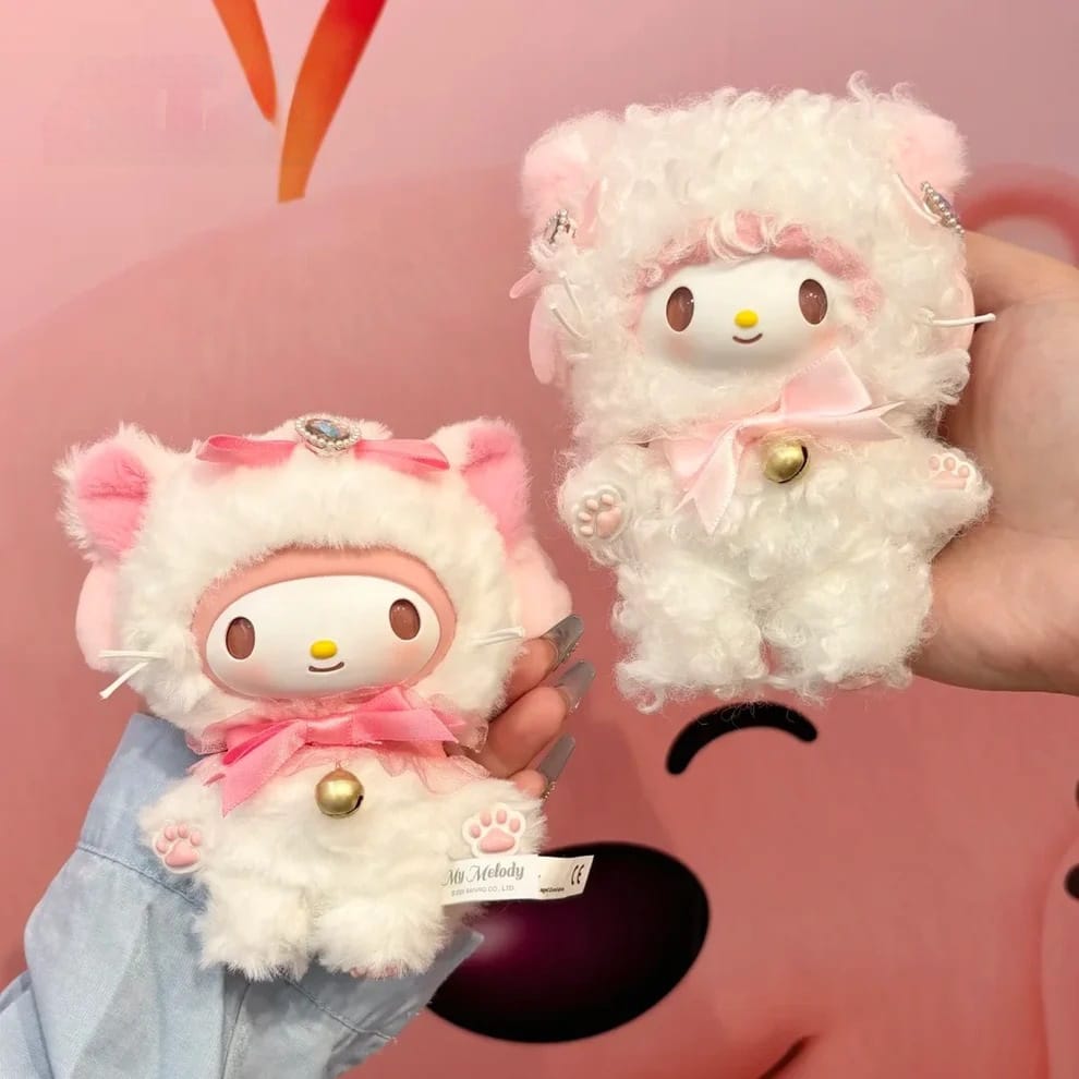 Sanrio characters Shining Meow Group Series Plush Relaxing T (Blind Box) selling per piece - 25MR-015