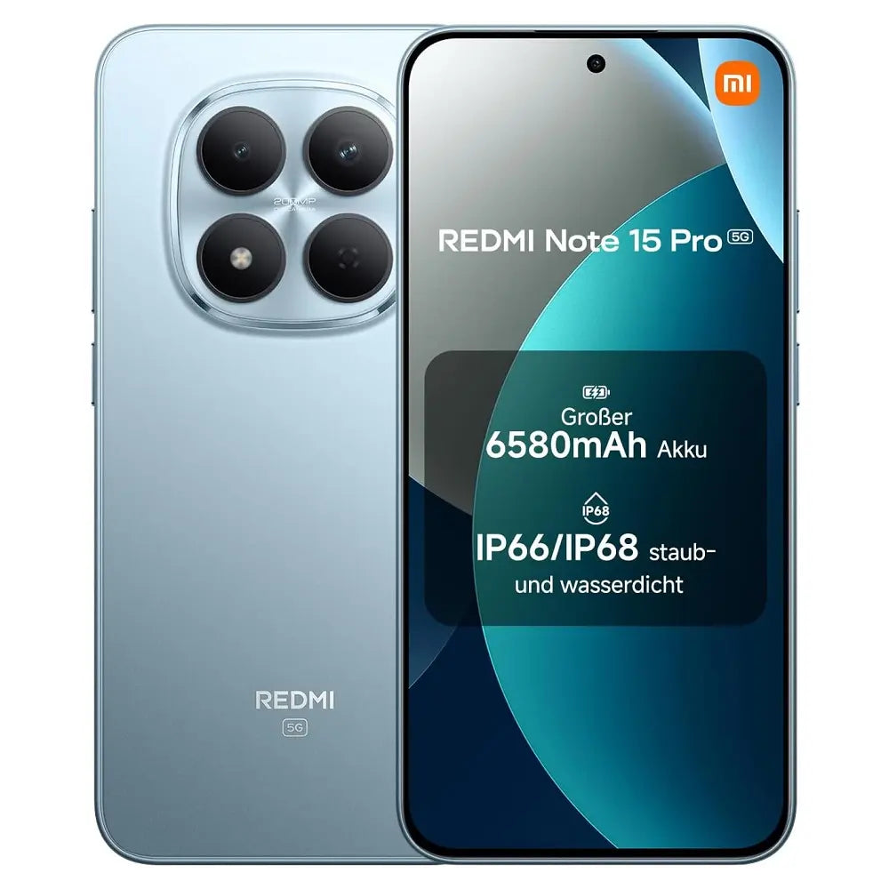 Redmi Note 15 Pro 5G Mediatek Dimensity 7400 Ultra, 12GB RAM 256GB Storage, 50MP+8MP AI + 20MP Camera, 6.83" 120Hz, 6580mAh with 45W charge