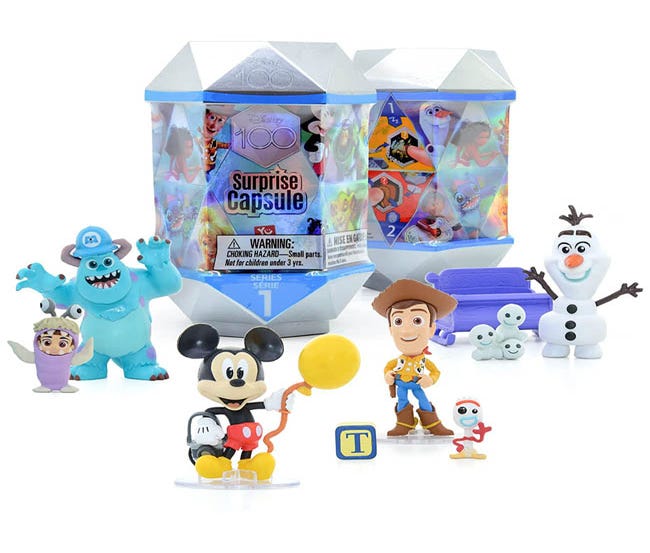 YuMe Disney 100 Suprise Capsules - Series 1 - PDQ (12 Units - Sell Per Piece)