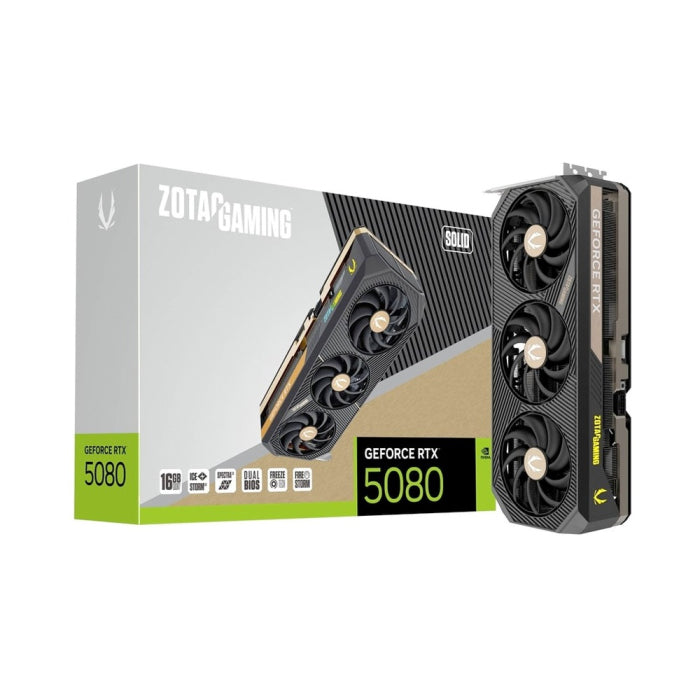 Zotac Geforce RTX 5080 16GB Solid GDDR7 Graphic Card