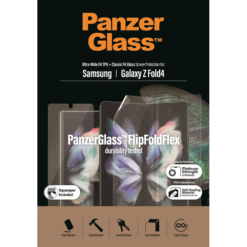 PanzerGlass Samsung Galaxy Z Fold 4 5G (TPU for Inner Screen + Glass) Anti-Bacterial Screen Guard 7311
