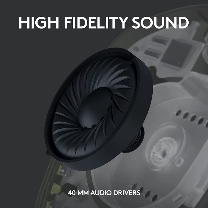 Logitech G435 LIGHTSPEED & Bluetooth Wireless Gaming Headset - Level Up