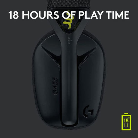 Logitech G435 LIGHTSPEED & Bluetooth Wireless Gaming Headset - Level Up