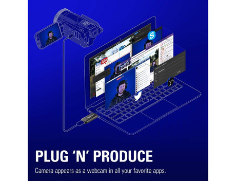 Elgato Cam Link 4K - Broadcast Live, Record via DSLR, Camcorder, or Action cam, 1080p60 or 4K at 30 fps, Compact HDMI Capture Device, USB 3.0 - Level Up