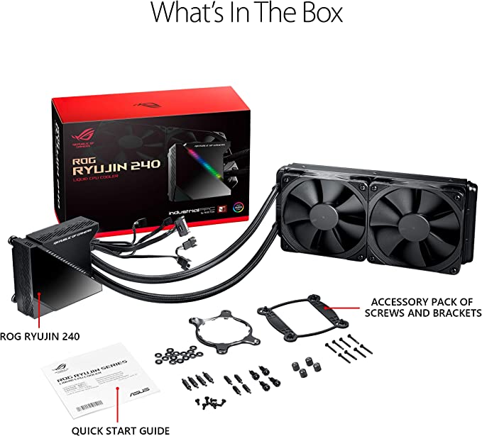 Asus ROG Ryujin 240 Liquid CPU Cooler - Black