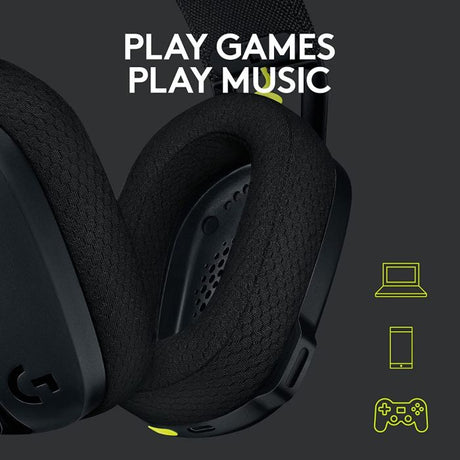 Logitech G435 LIGHTSPEED & Bluetooth Wireless Gaming Headset - Level Up
