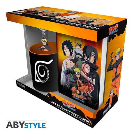 ABY GIFT SET: NARUTO- NARUTO SHIPPUDEN (MUG + KEYCHAIN + NOTEBOOK) - Level UpFunkoAccessories3665361078135