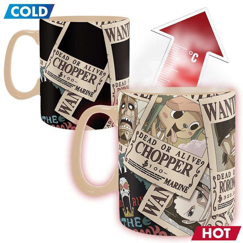 ABY HEAT REVEAL MUG: ONE PIECE- MONKEY. D. LUFFY (WANTED) - Level UpFunkoAccessories3700789261070