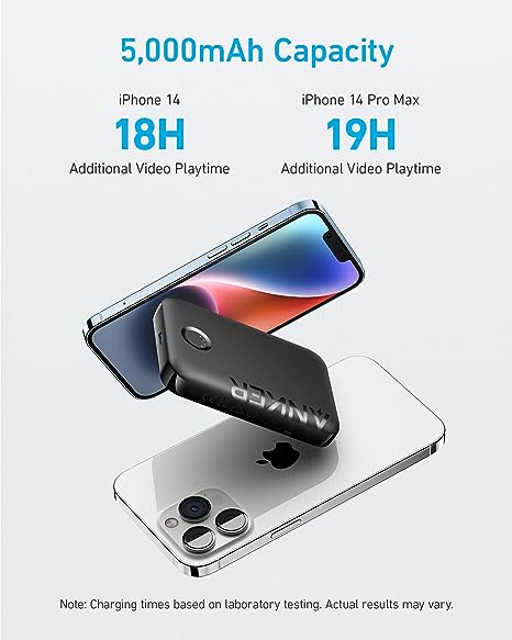 Anker 321 MagGo Battery (PowerCore 5K) -Black A1616H11 - Level UpAnkerPower Bank194644124083