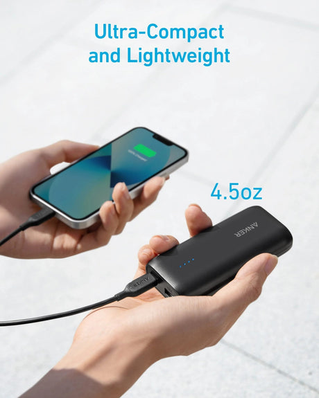 Anker 321 Power Bank 5000 -Black A1112H11 - Level UpAnkerPower Bank194644101800