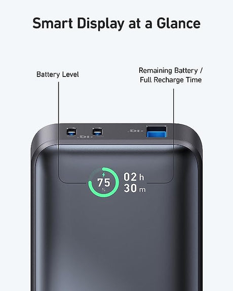 Anker 533 Power Bank (PowerCore 30W ) 10000 PD -Black A1256H11 - Level UpAnkerPower Bank194644123833