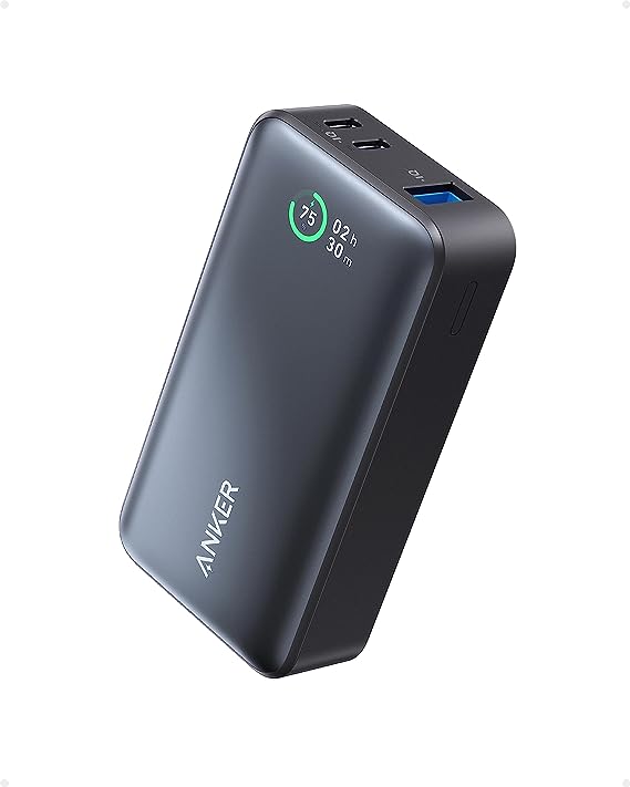 Anker 533 Power Bank (PowerCore 30W ) 10000 PD -Black A1256H11 - Level UpAnkerPower Bank194644123833