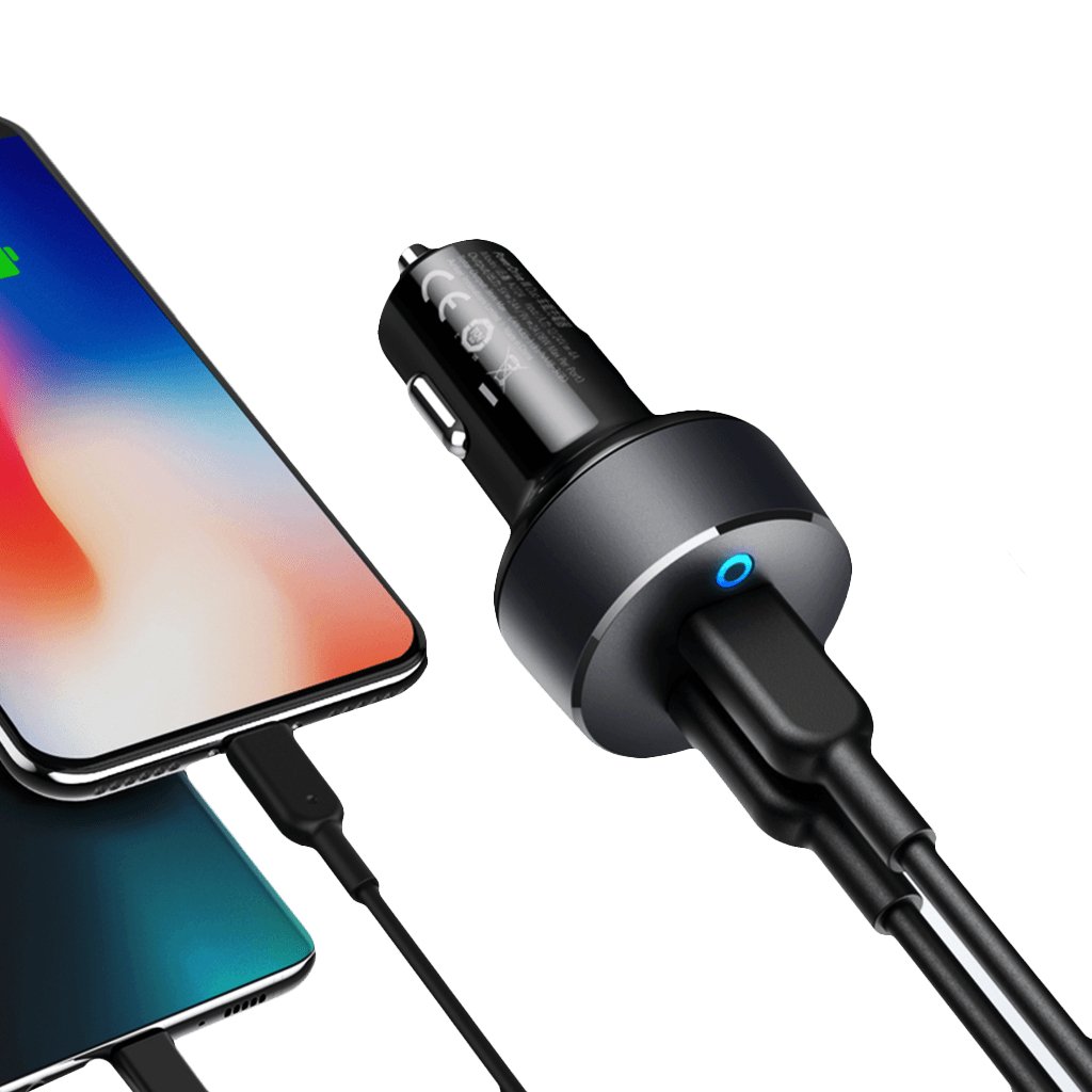 Anker PowerDrive+ III Duo Black 48W & PIQ 3 A2725H11 - Level UpLevel Up194644020125