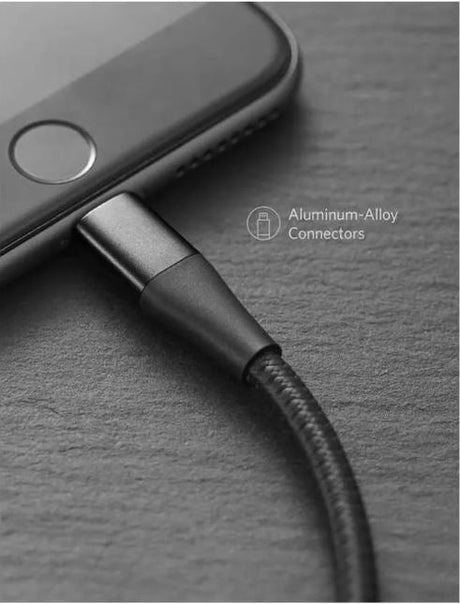 Anker PowerLine+ II USB-A with Lightning Connector Cable 1.8m – Black - Level UpAnkerCharging Cable194644023416