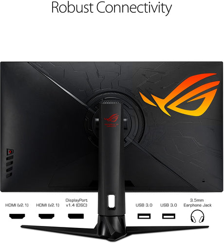 ASUS ROG Swift PG329Q HDMI 2.1 Gaming Monitor (32" 4K, 144Hz, 1ms) - Level UpAsusGaming Monitor195553043410