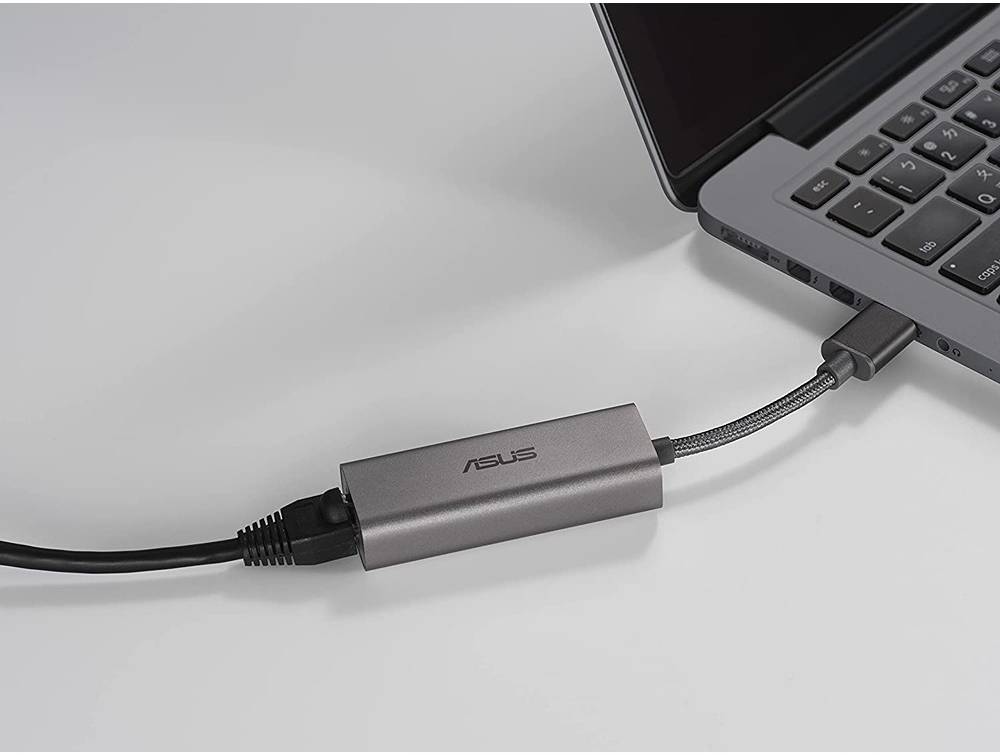 Asus USB Type-A 2.5G Base-T Ethernet Adapter with backward compatibility of 2.5G/1G/100Mbps - Level UpAsusPC Accessories4718017339728