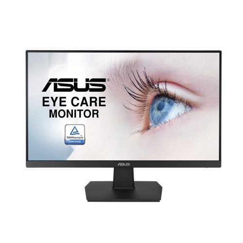ASUS VA24EHE Eye Care Monitor – 24 inch (23.8 inch viewable), Full HD, IPS, Frameless, 75Hz, Adaptive-Sync/FreeSync™ - Level UpAsusGaming Monitor192876451281