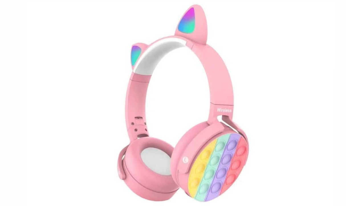 Auricular Ledstar Bluetooth CAT Popit CT-950 - Pink - Level UpLevel UpHeadset6908886821006