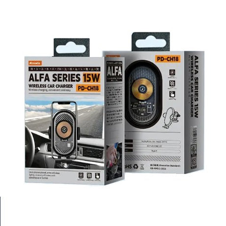 AZEADA PD-CH18 Alfa Wireless Phone Car Charger - Level UpAzeadaCar Charger6974908271807