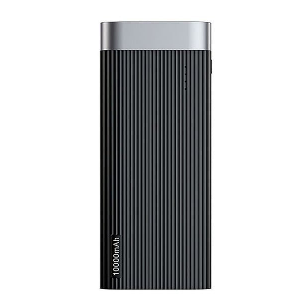 Baseus 10000 mAh Parallel Line Portable Version Power Bank - Black - Level UpBaseus6953156273665