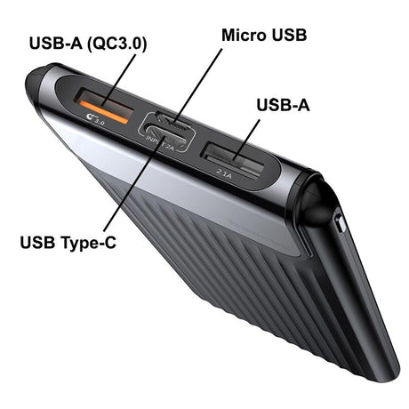 Baseus 10000 mAh Thin Digital Power Bank - Level UpBaseus6953156263178
