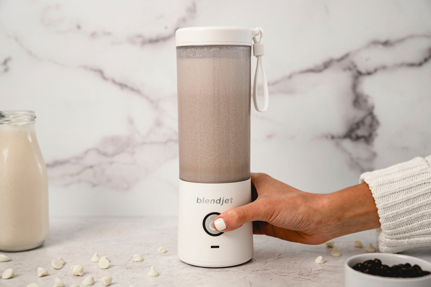 BlendJet V2 Portable Blender - White - Level UpBlendJet810053640111