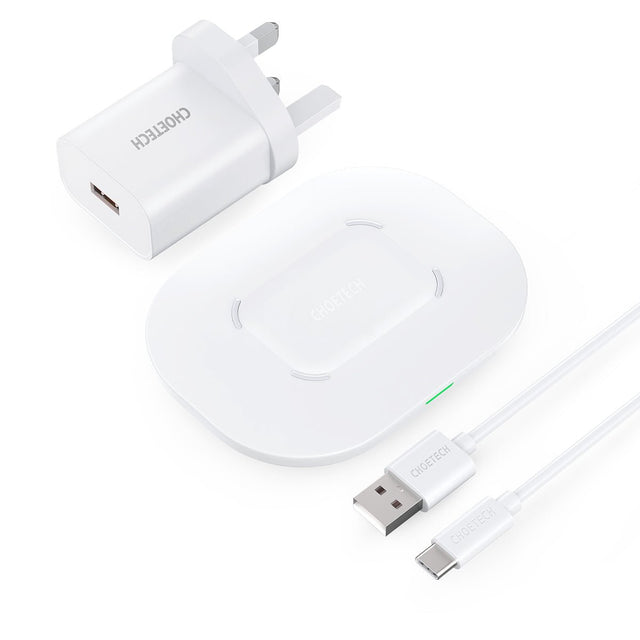 Choetech 15W Fast Wireless Charging Pad - Black - Level UpLevel UpAdapter6971824977158