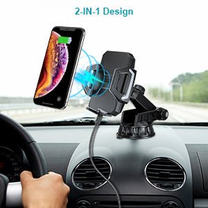 Choetech 15W Wireless Car Mount - Black T521-S - Level UpLevel UpCar Mount6971824976151