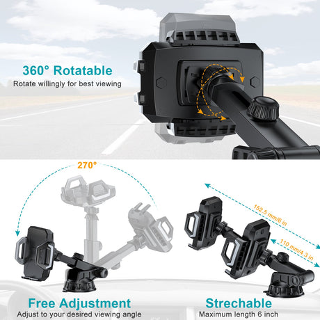 Choetech 15W Wireless Car Mount - Black T521-S - Level UpLevel UpCar Mount6971824976151