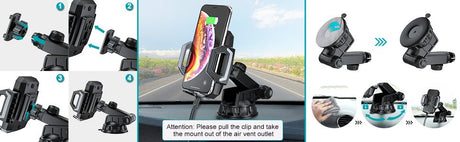 Choetech 15W Wireless Car Mount - Black T521-S - Level UpLevel UpCar Mount6971824976151