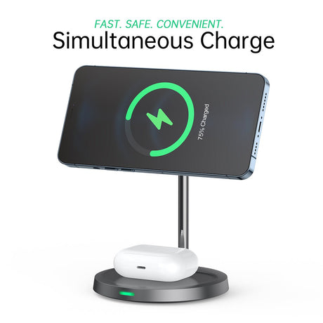 Choetech 2 in 1 Magleap Charger + 20W Charger - Grey & Silver - Level UpLevel UpAdapter6971824978322 - X001B9CODD